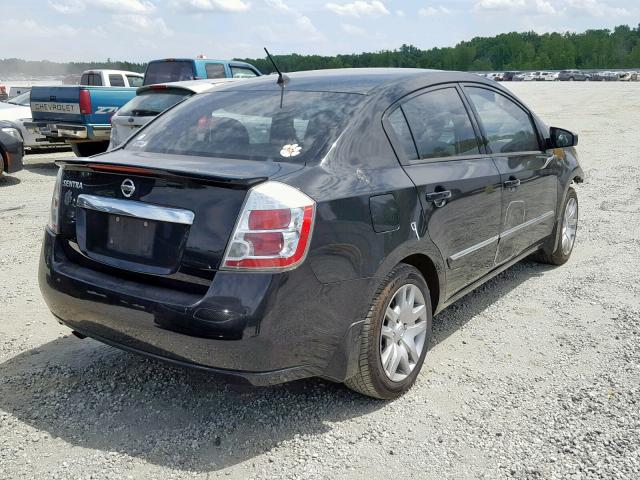 3N1AB6AP0BL603424 - 2011 NISSAN SENTRA 2.0 BLACK photo 4