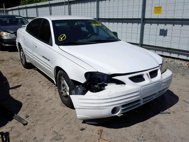 1G2NE52T7XM760767 - 1999 PONTIAC GRAND AM S WHITE photo 1