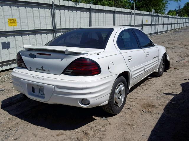 1G2NE52T7XM760767 - 1999 PONTIAC GRAND AM S WHITE photo 4