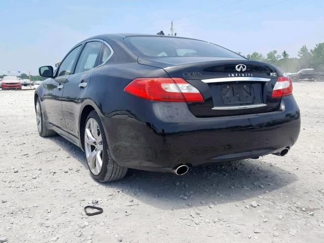 JN1BY1AP5BM320271 - 2011 INFINITI M37 BLACK photo 3