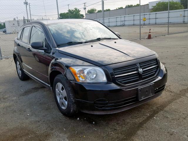 1B3HB28B68D571822 - 2008 DODGE CALIBER BLACK photo 1