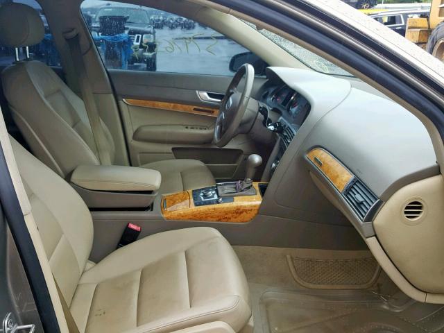 WAUDG74F65N087639 - 2005 AUDI A6 3.2 QUA TAN photo 5