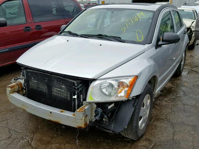 1B3HB28B17D364379 - 2007 DODGE CALIBER SILVER photo 2