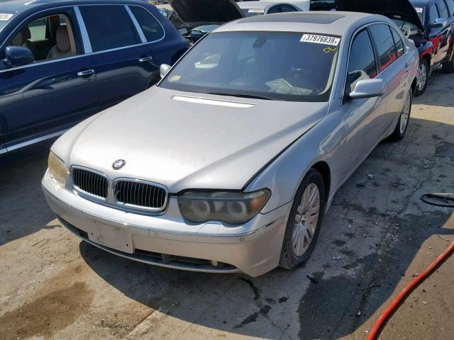 WBAGN63545DS56150 - 2005 BMW 745 LI SILVER photo 2