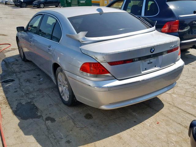 WBAGN63545DS56150 - 2005 BMW 745 LI SILVER photo 3