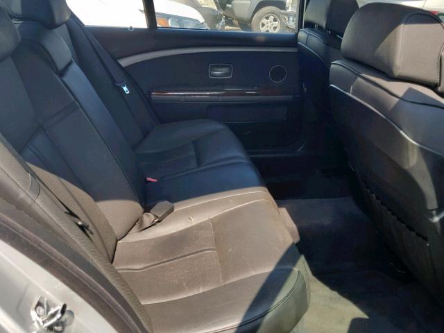 WBAGN63545DS56150 - 2005 BMW 745 LI SILVER photo 6