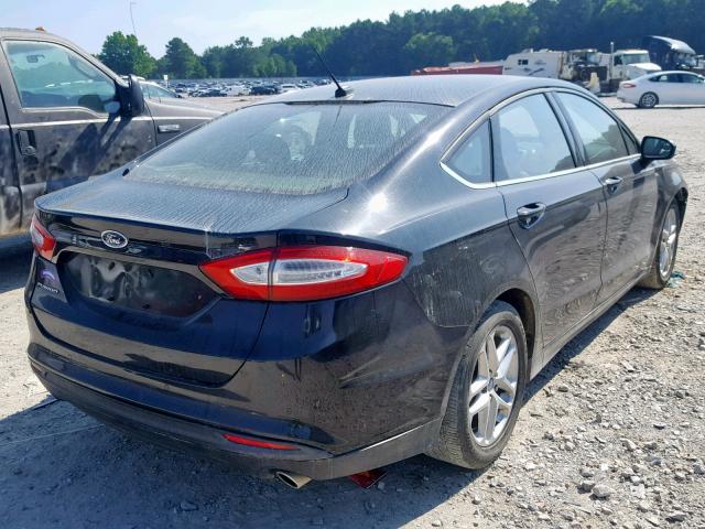 3FA6P0G71DR243840 - 2013 FORD FUSION S BLACK photo 4