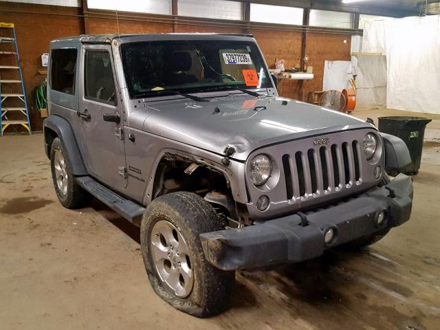 1C4AJWAGXEL171263 - 2014 JEEP WRANGLER S SILVER photo 1