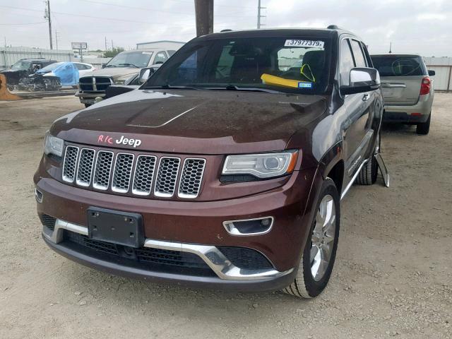 1C4RJFJG0EC269821 - 2014 JEEP GRAND CHER BURGUNDY photo 2