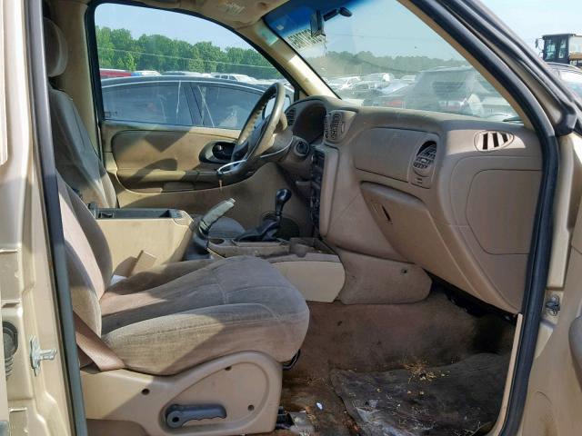 1GNDS13S442240250 - 2004 CHEVROLET TRAILBLAZE GOLD photo 5