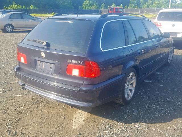 WBADS43413GE10724 - 2003 BMW 525 IT AUT BLUE photo 4