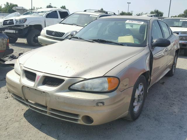 1G2NE52E75M206529 - 2005 PONTIAC GRAND AM S GOLD photo 2