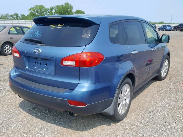 4S4WX91DX84403950 - 2008 SUBARU TRIBECA BLUE photo 4