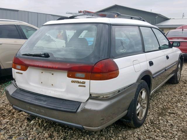 4S3BG6859X7625294 - 1999 SUBARU LEGACY OUT WHITE photo 4