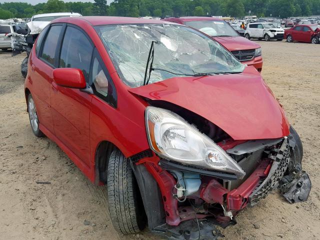 JHMGE8H54BC003921 - 2011 HONDA FIT SPORT RED photo 1