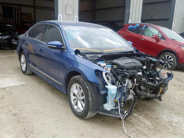 1VWAS7A30GC018813 - 2016 VOLKSWAGEN PASSAT S BLUE photo 1