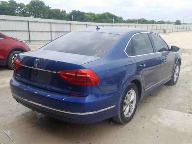 1VWAS7A30GC018813 - 2016 VOLKSWAGEN PASSAT S BLUE photo 4