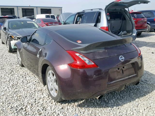 JN1AZ4EH4CM562726 - 2012 NISSAN 370Z BASE BURGUNDY photo 3