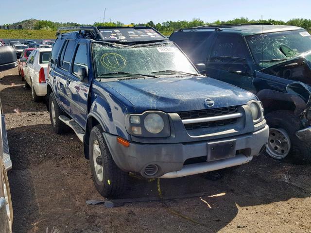 5N1ED28Y44C608510 - 2004 NISSAN XTERRA XE BLUE photo 1