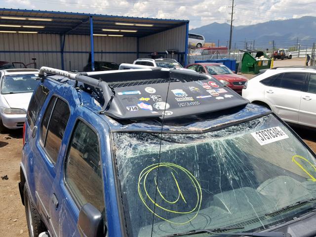 5N1ED28Y44C608510 - 2004 NISSAN XTERRA XE BLUE photo 9