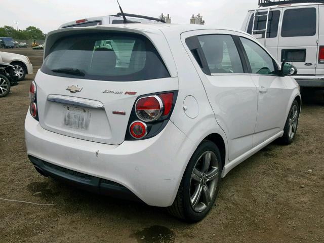 1G1JG6SB5D4169973 - 2013 CHEVROLET SONIC RS WHITE photo 4