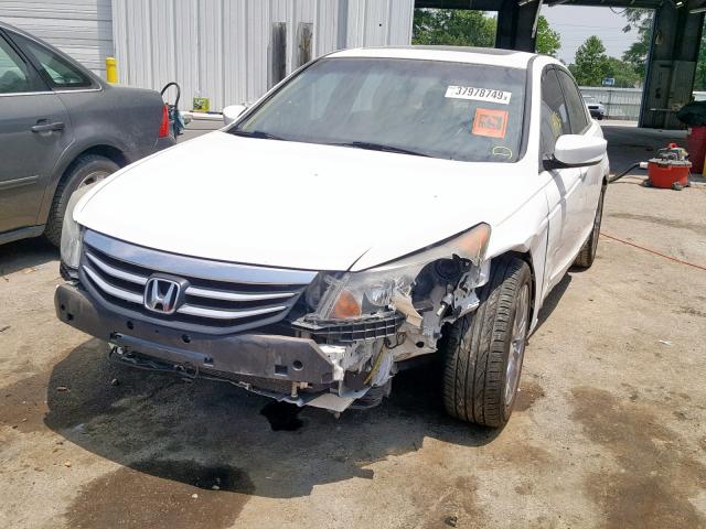 1HGCP2F81CA029654 - 2012 HONDA ACCORD EXL WHITE photo 2