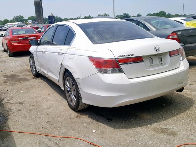 1HGCP2F81CA029654 - 2012 HONDA ACCORD EXL WHITE photo 3