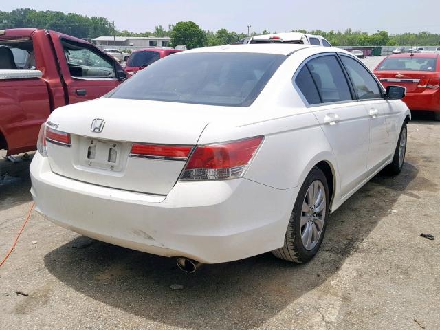 1HGCP2F81CA029654 - 2012 HONDA ACCORD EXL WHITE photo 4