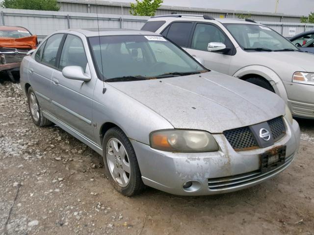 3N1AB51D04L728037 - 2004 NISSAN SENTRA SE- SILVER photo 1