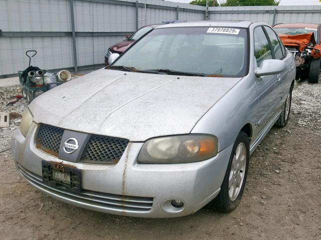 3N1AB51D04L728037 - 2004 NISSAN SENTRA SE- SILVER photo 2