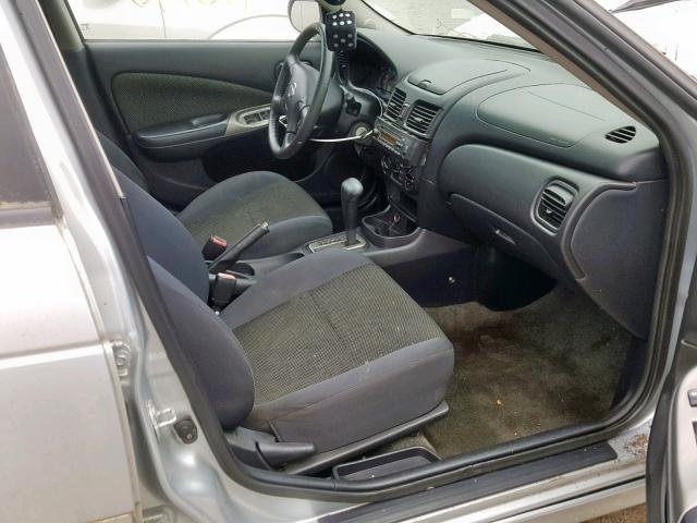 3N1AB51D04L728037 - 2004 NISSAN SENTRA SE- SILVER photo 5