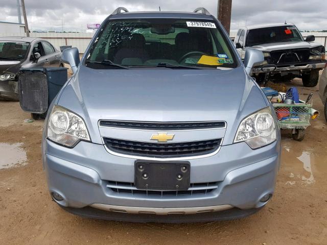 3GNAL3EK0DS638052 - 2013 CHEVROLET CAPTIVA LT BLUE photo 10