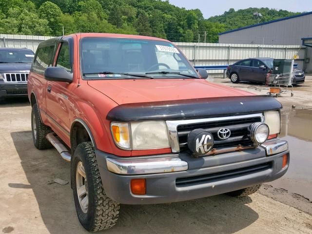 4TAPM62N5YZ614253 - 2000 TOYOTA TACOMA RED photo 1