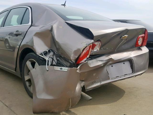 1G1ZC5E11BF258419 - 2011 CHEVROLET MALIBU 1LT BROWN photo 9