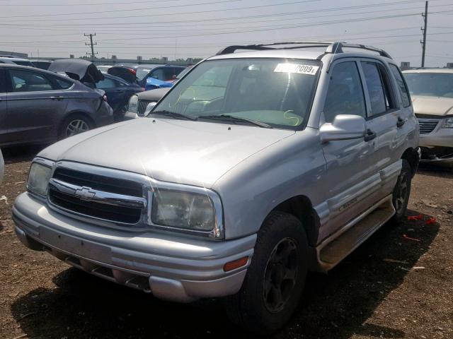 2CNBE634X16960393 - 2001 CHEVROLET TRACKER LT SILVER photo 2