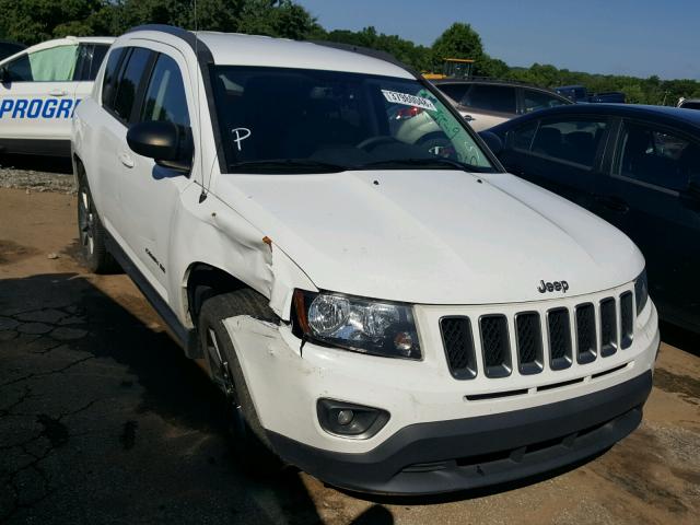 1C4NJCBA5GD749163 - 2016 JEEP COMPASS SP WHITE photo 1