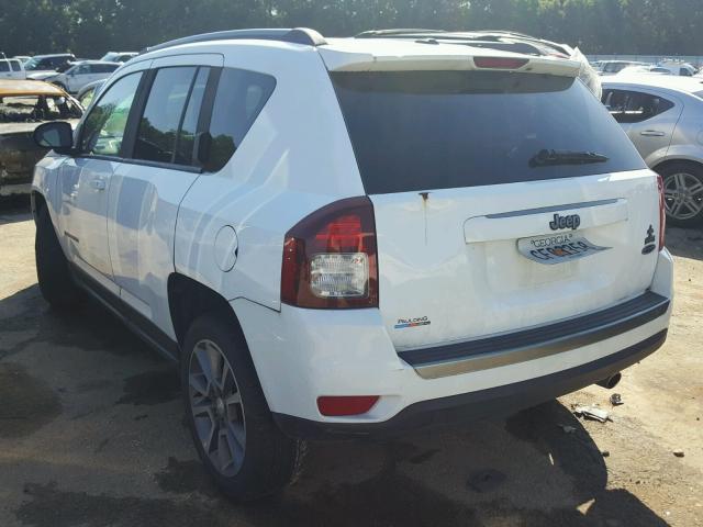 1C4NJCBA5GD749163 - 2016 JEEP COMPASS SP WHITE photo 3