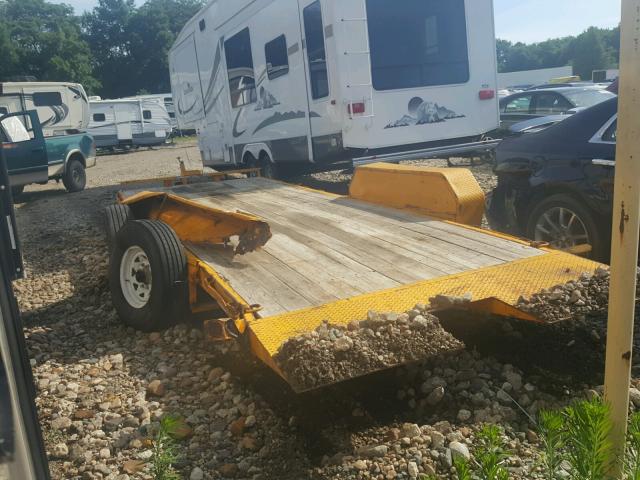 5JW1U2224D1077807 - 2013 UTILITY TRAILER YELLOW photo 4