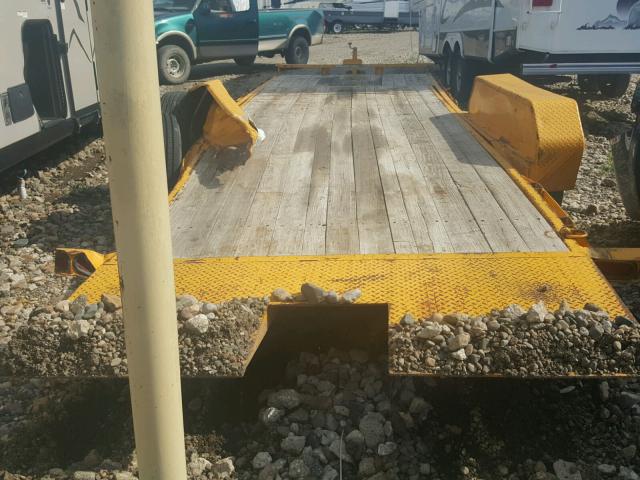 5JW1U2224D1077807 - 2013 UTILITY TRAILER YELLOW photo 5