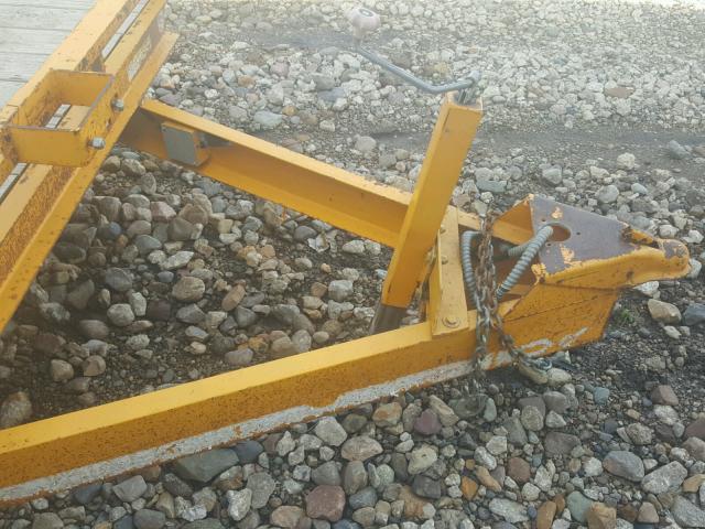 5JW1U2224D1077807 - 2013 UTILITY TRAILER YELLOW photo 8