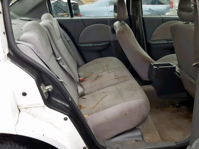 1G8AJ55F76Z113275 - 2006 SATURN ION LEVEL WHITE photo 6