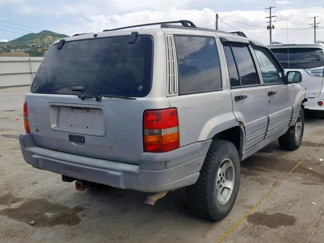 1J4GZ58S6WC244406 - 1998 JEEP GRAND CHER GRAY photo 4