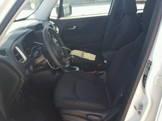 ZACCJAAB1HPF50300 - 2017 JEEP RENEGADE S WHITE photo 5