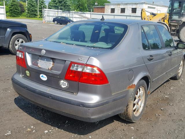 YS3ED49Z633039402 - 2003 SAAB 9-5 ARC GRAY photo 4