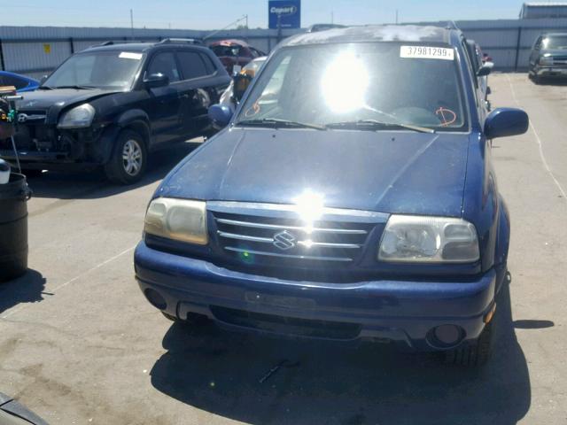 JS3TY92V534103576 - 2003 SUZUKI XL7 PLUS BLUE photo 9