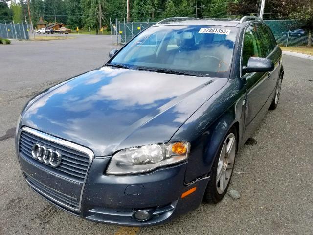 WAUKG78E95A563978 - 2005 AUDI A4 3.2 AVA GRAY photo 2