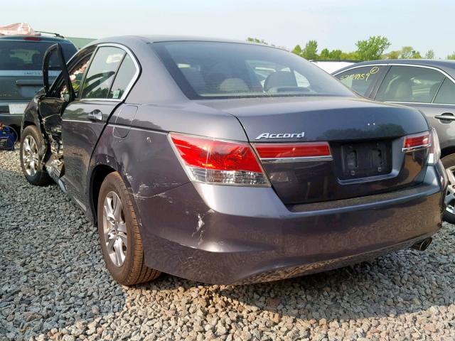 1HGCP2F48BA095663 - 2011 HONDA ACCORD LXP GRAY photo 3