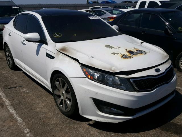 5XXGR4A64CG012606 - 2012 KIA OPTIMA SX WHITE photo 1