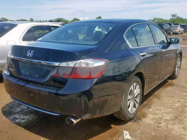 1HGCR2F33DA267716 - 2013 HONDA ACCORD LX BLACK photo 4