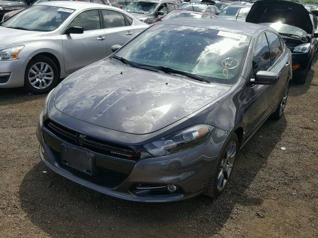 1C3CDFBB9ED902461 - 2014 DODGE DART SXT CHARCOAL photo 2